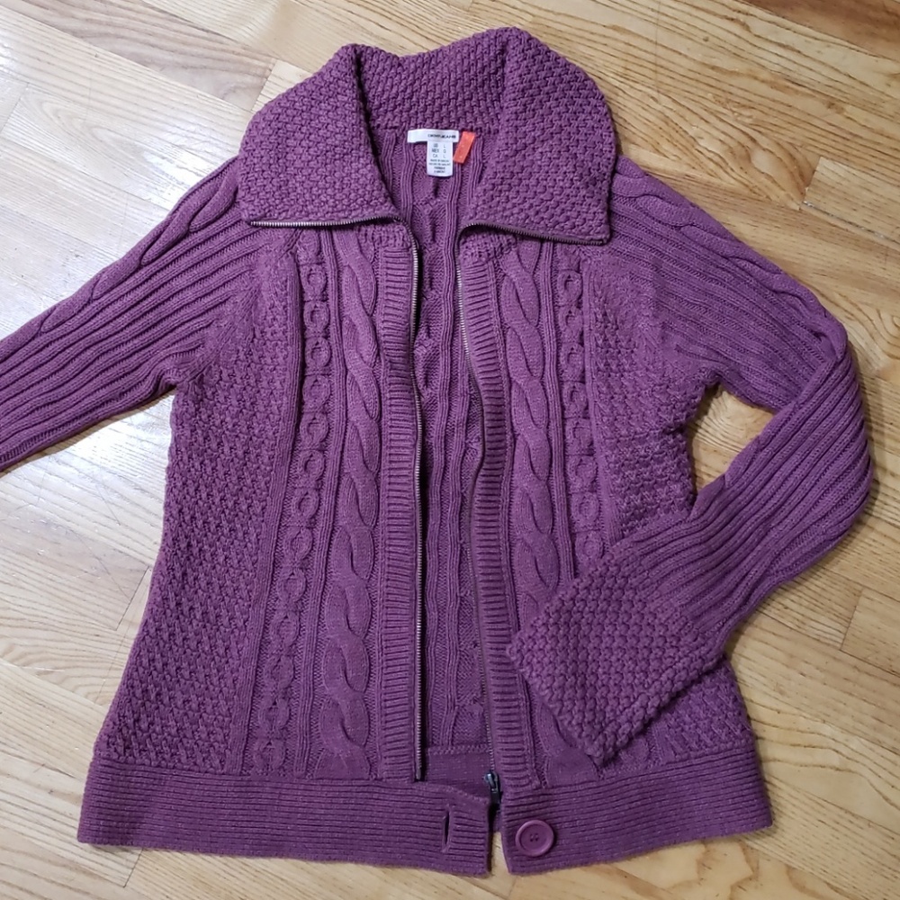 🎈SALE🎈DKNY Jeans moto style sweater large